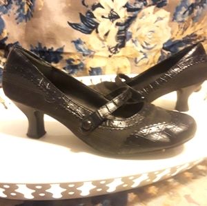 💄 Mudd black kitten heel mary Jane sz 8.5